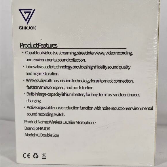 GHKJOK WIRELESS LAVALIER MICROPHONES – DUAL SET – BLUE – HIGH FIDELITY - Picture 2 of 4